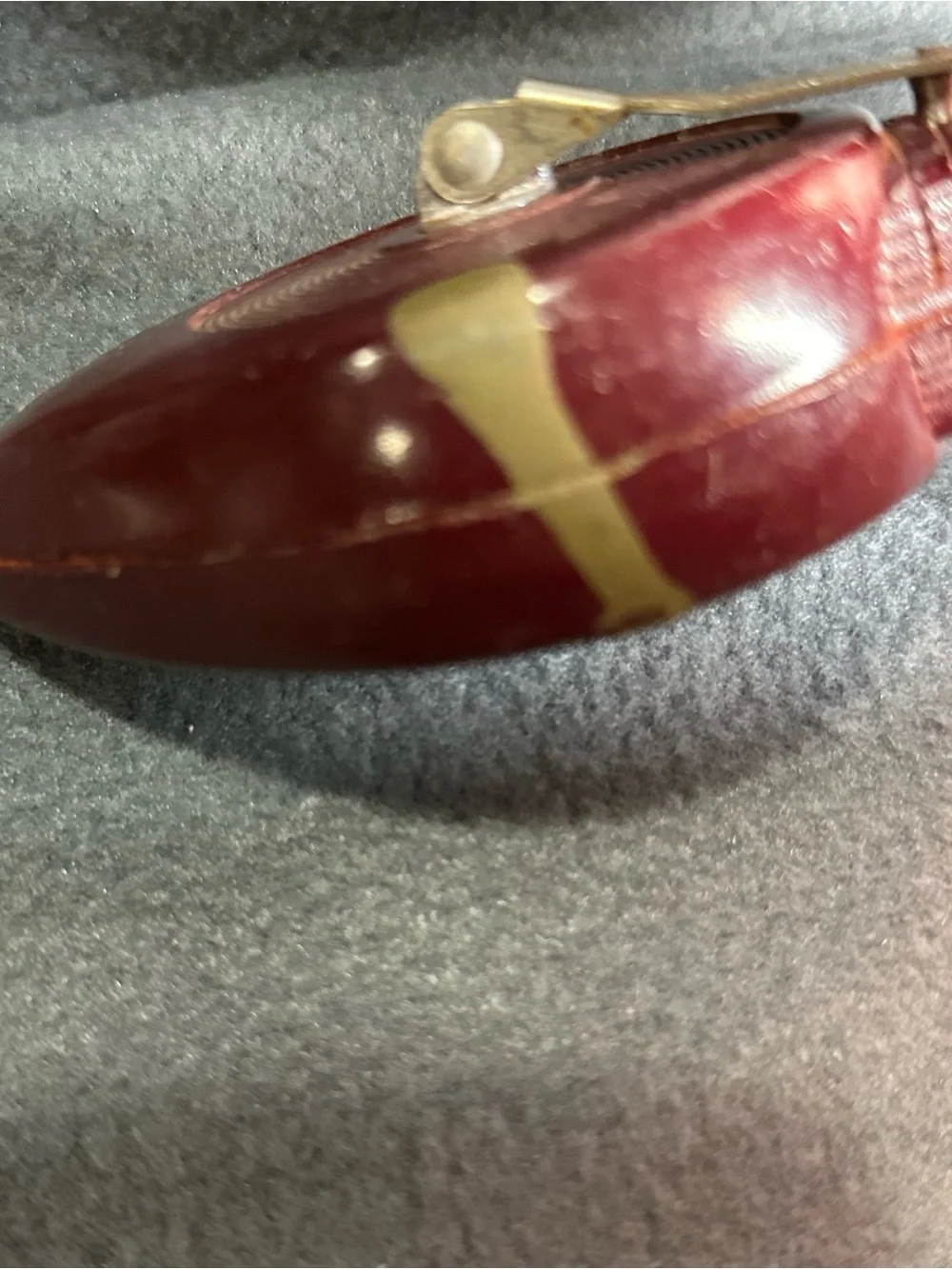 Vintage Stanley Maroon Chalk Line Reel